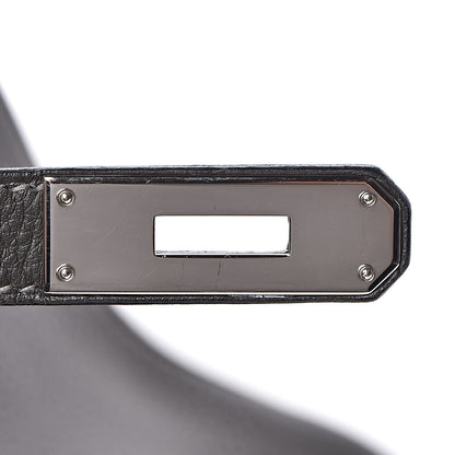 Hermes Taurillon Clemence Birkin 35 Graphite 11 of 37