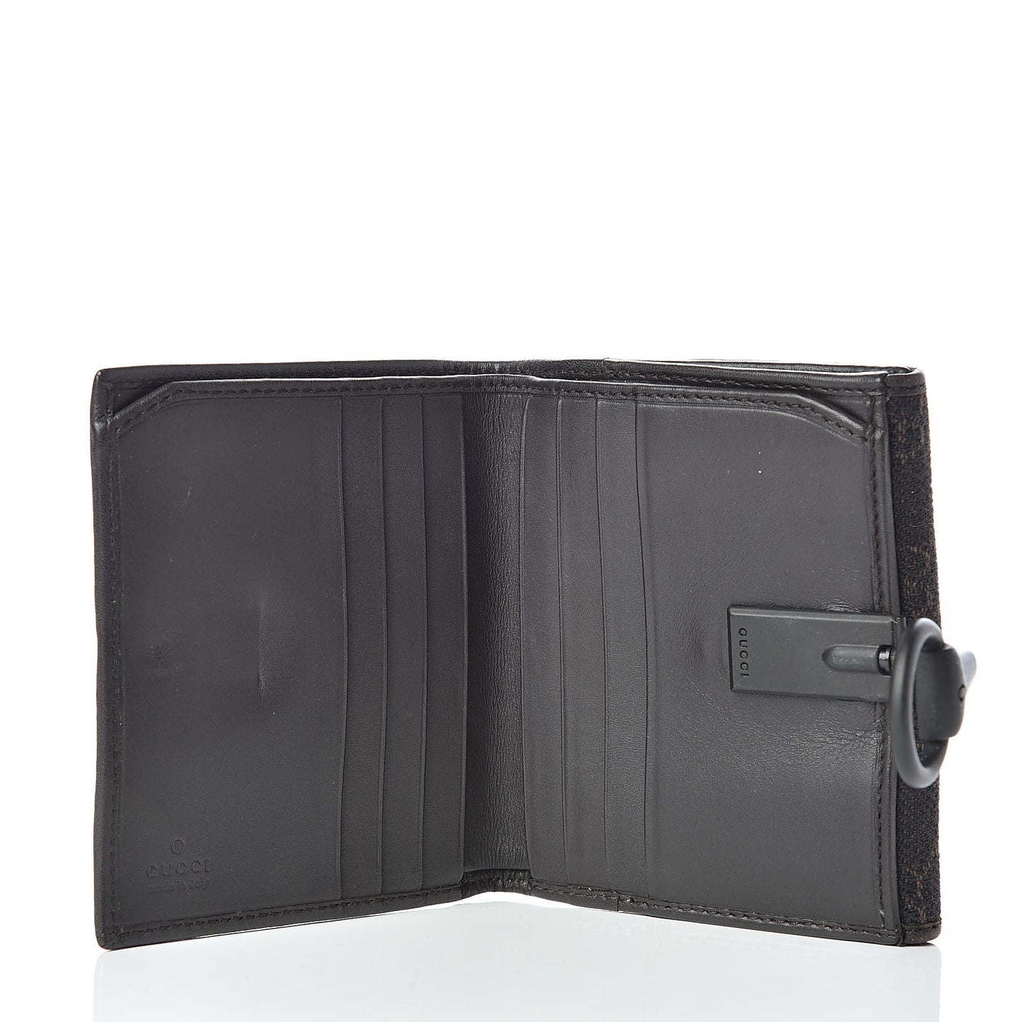Monogram Glam French Flap Wallet Black