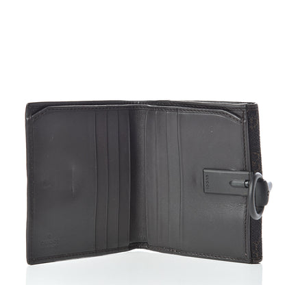 Gucci Monogram Glam French Flap Wallet Black 5 of 12