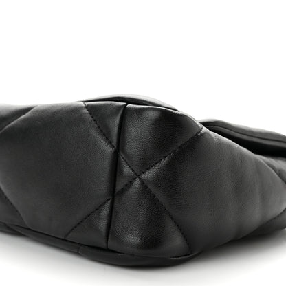 Chanel Lambskin Quilted Medium Chanel 19 Flap Black 10 of 11