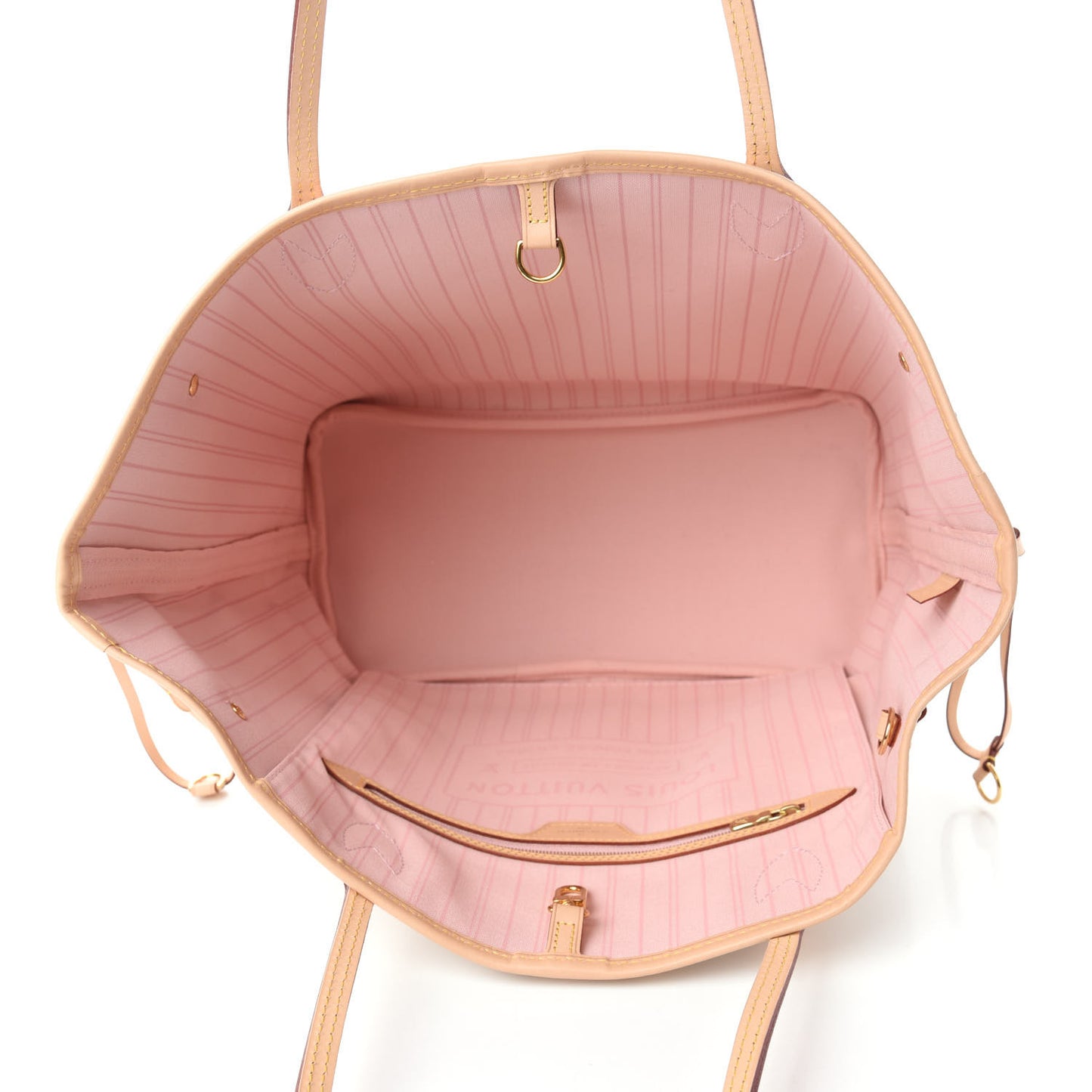Damier Azur Neo Neverfull MM Rose Ballerine