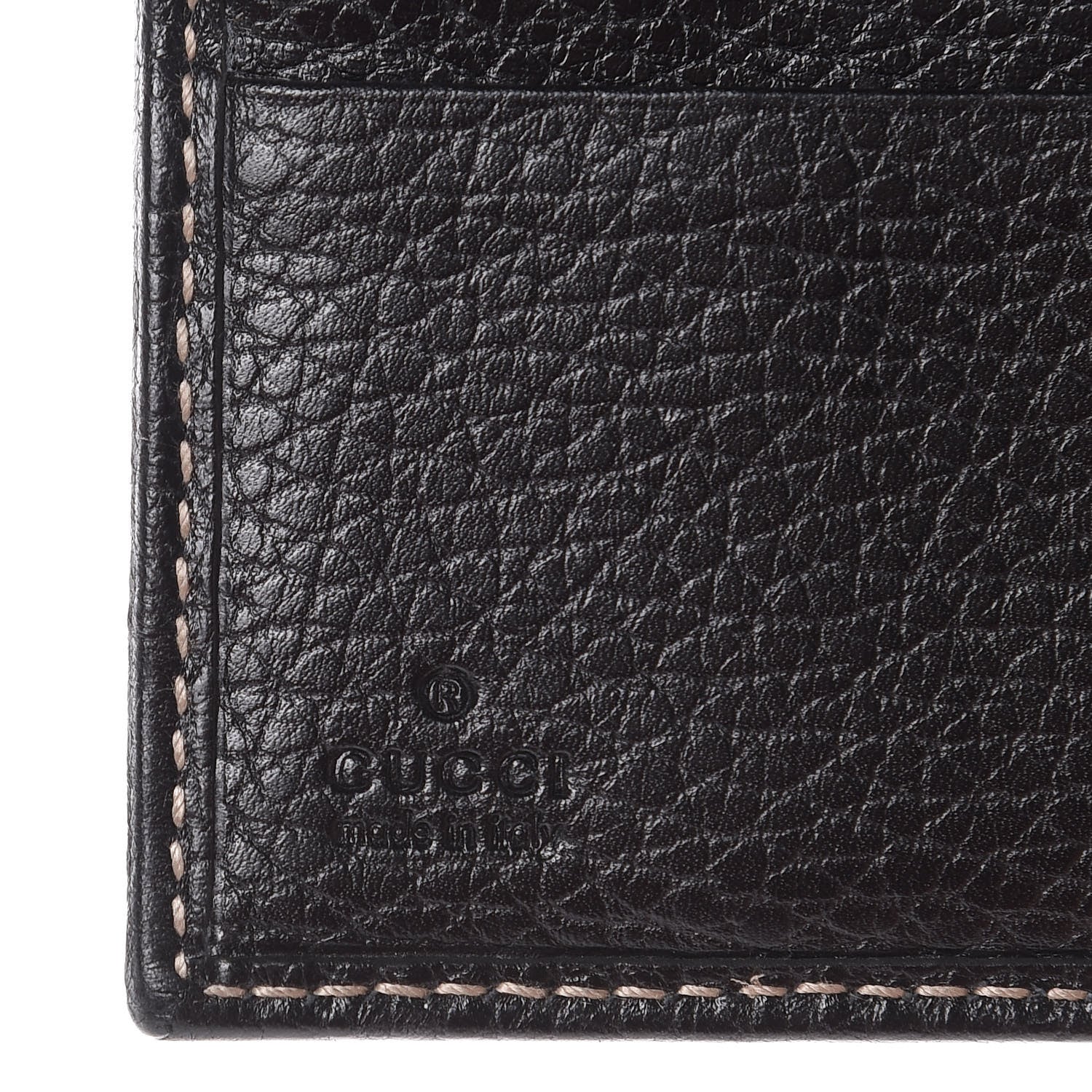 Gucci Monogram Web French Flap Wallet Black 6 of 10