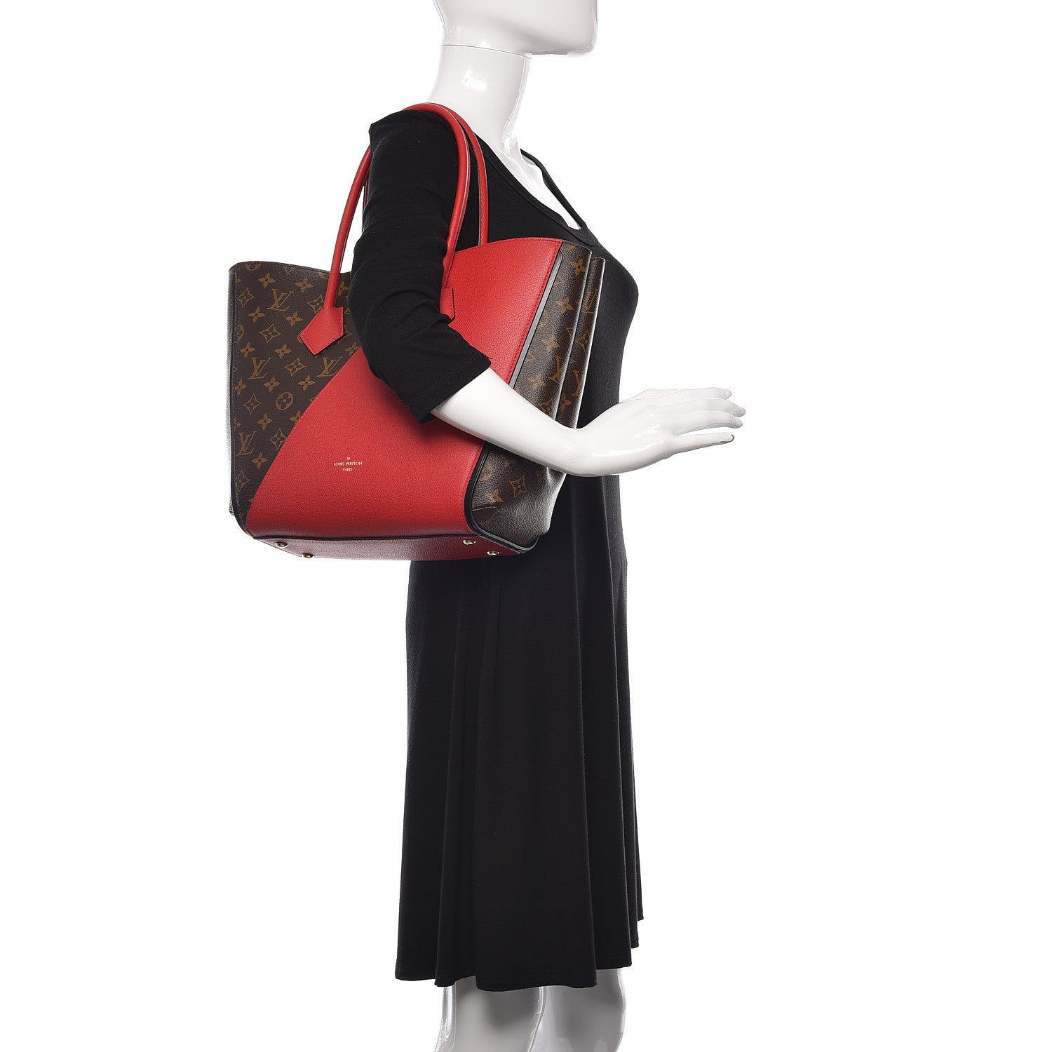 Louis Vuitton Calfskin Monogram Kimono Tote Cherry 2 of 9