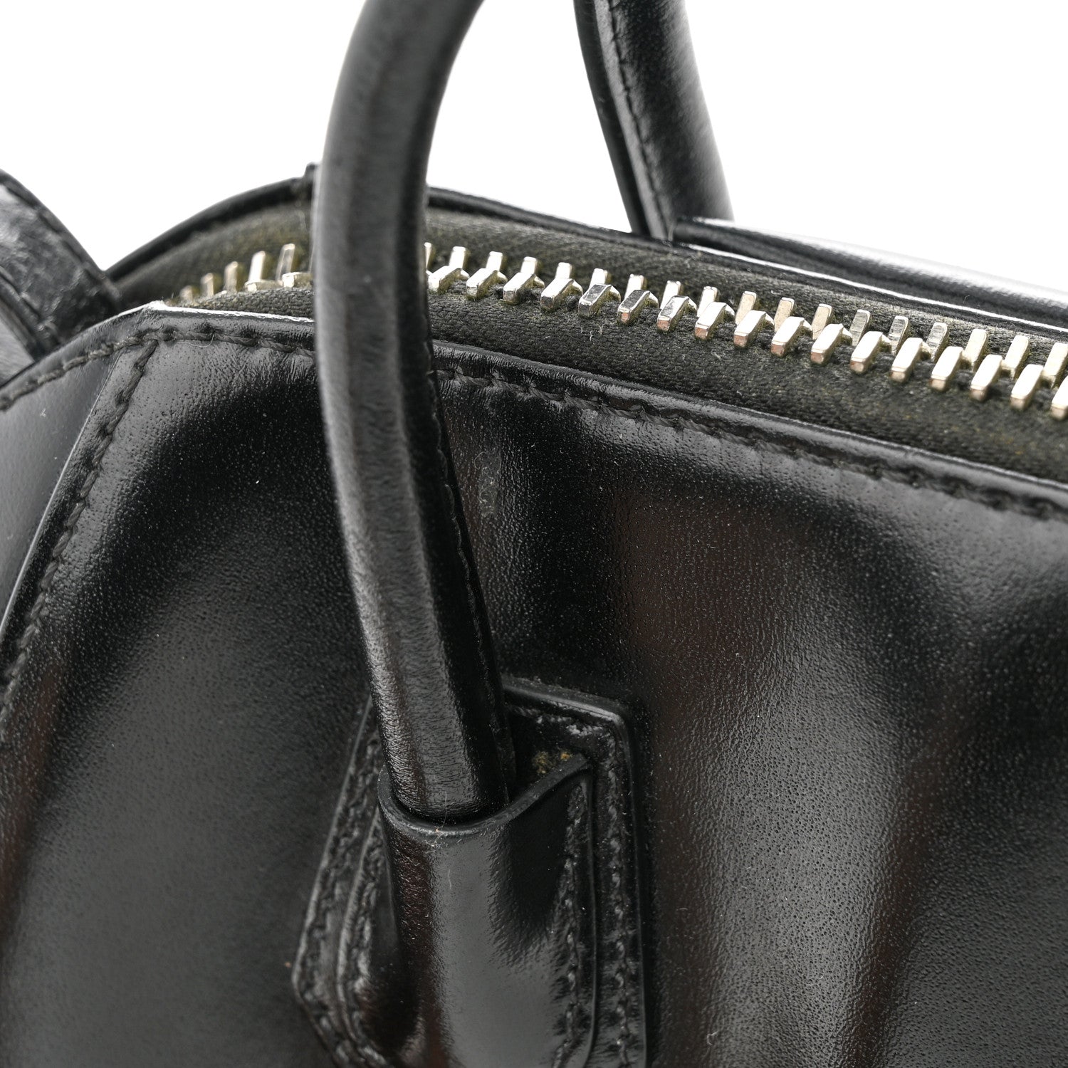 Givenchy Shiny Lord Calfskin Mini Antigona Black 16 of 19