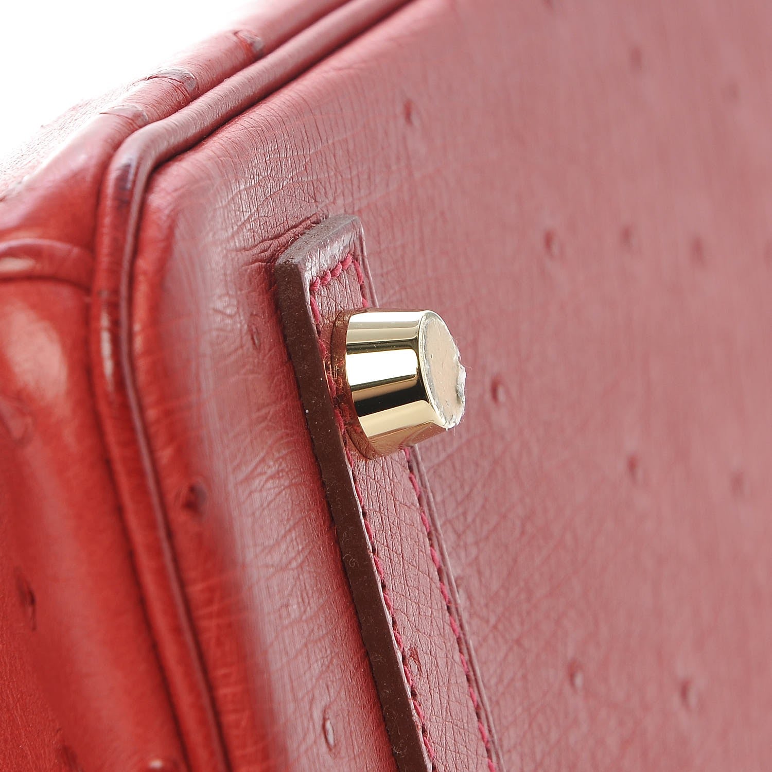 Hermes Ostrich Birkin 30 Rouge Vif 24 of 30