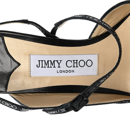 Jimmy Choo Nappa Ray Slingback Pumps 37 Black 7 of 8