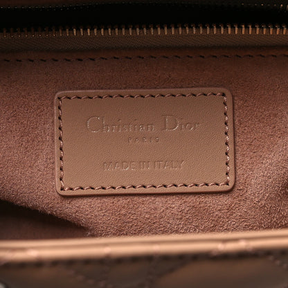 Christian Dior Ultra Matte Calfskin Cannage Medium Lady Dior Beige 6 of 10
