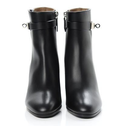 Hermes Calfskin Saint Germain Ankle Boots 38 Black 2 of 10