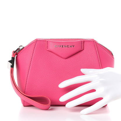 Givenchy Sugar Goatskin Antigona Wristlet Pink 2 of 9