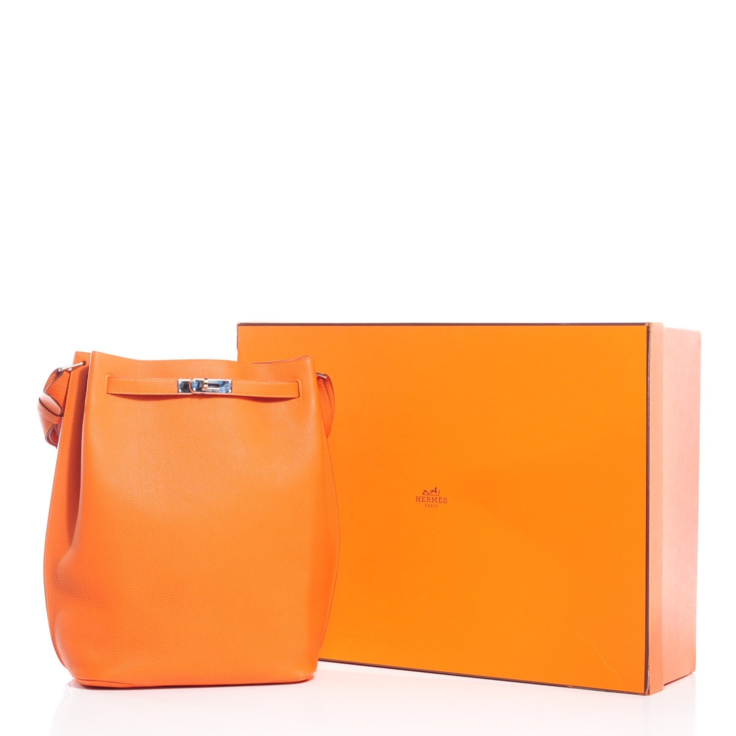 Hermes Togo So Kelly 26 Orange 11 of 19