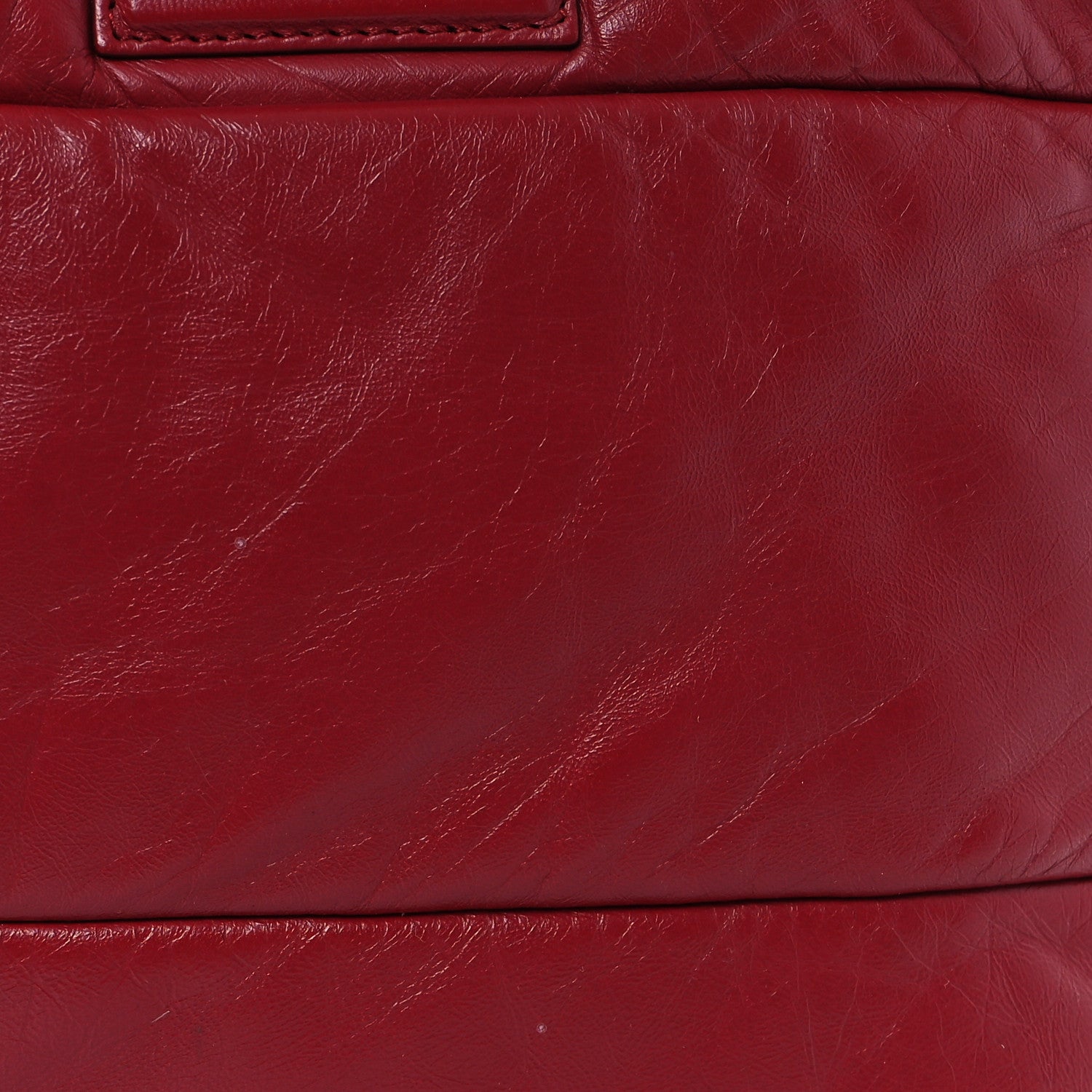 Chanel Lambskin Quilted Large Coco Cocoon Reversible Tote Red Red 11 of 11