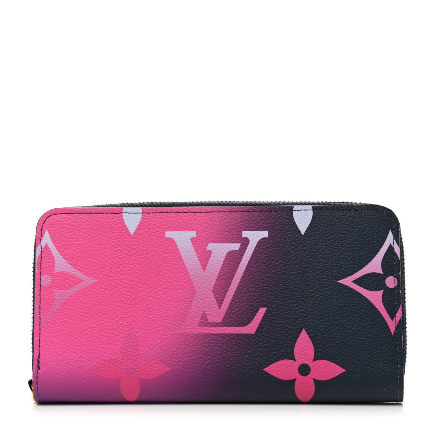 Monogram Giant Spring In The City Zippy Wallet Midnight Fuchsia