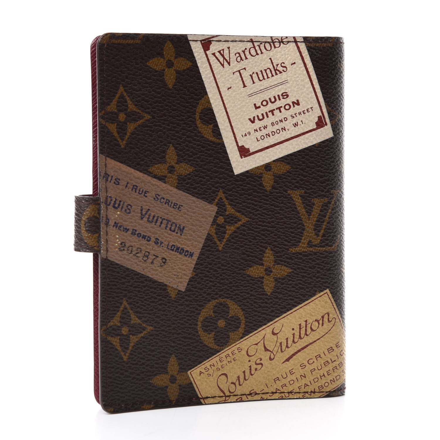 Louis Vuitton Monogram Labels Small Ring Agenda Cover 3 of 6