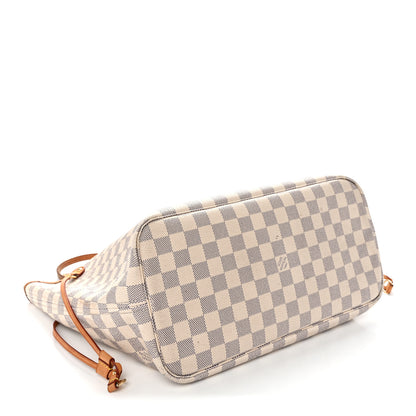 Louis Vuitton Damier Azur Neo Neverfull MM Rose Ballerine 5 of 14