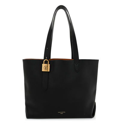 Louis Vuitton Grained Calfskin Low Key Cabas MM Black 1 of 11