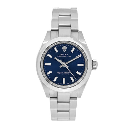 Rolex Stainless Steel 28mm Oyster Perpetual Watch Bright Blue 276200 1 of 5