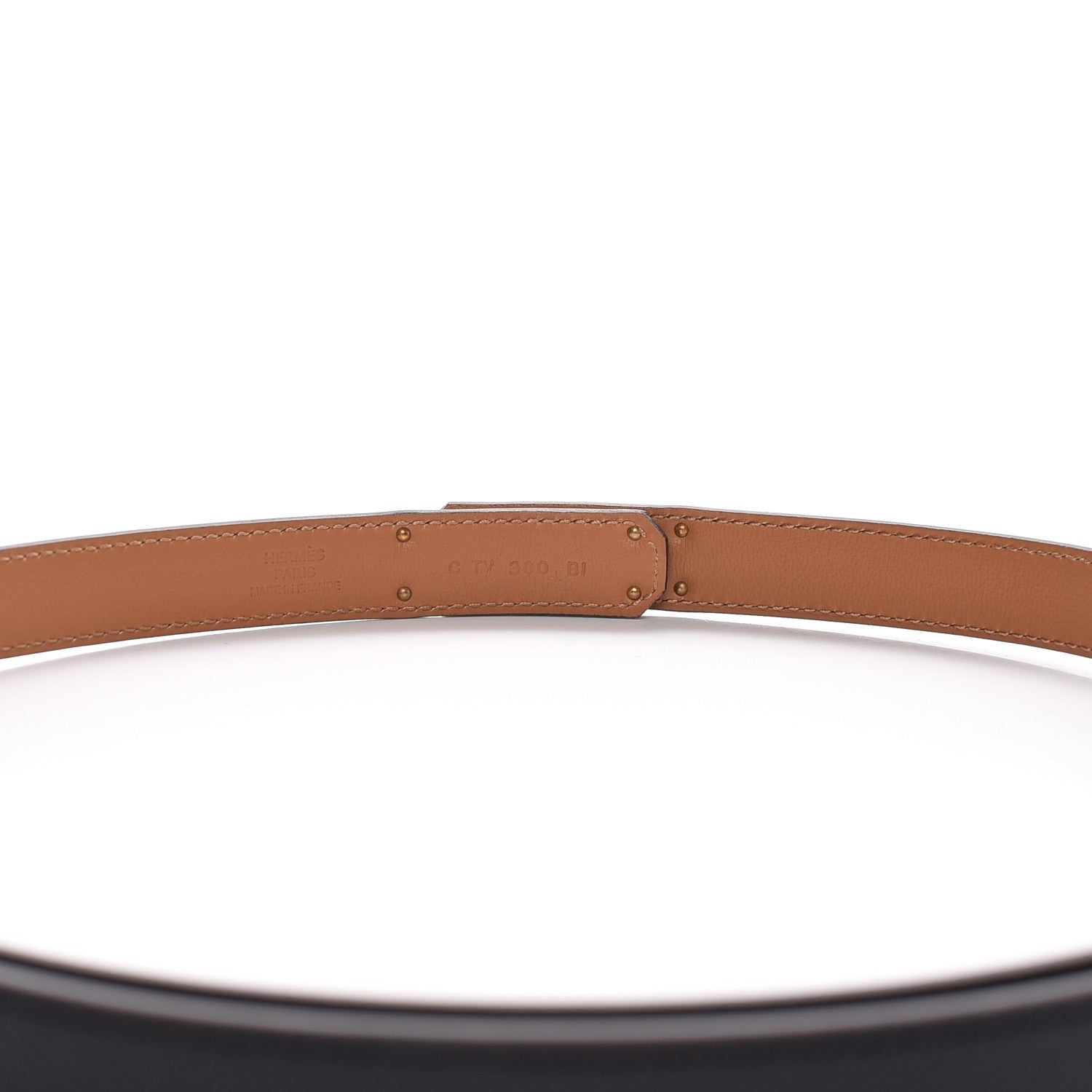 Hermes Epsom Kelly Belt Black 4 of 5