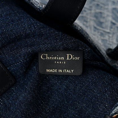 Christian Dior DIOR Denim Jacquard Oblique Large Toujours Blue 7 of 13