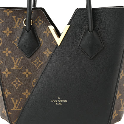 Louis Vuitton Calfskin Monogram Kimono Tote PM Black 7 of 13