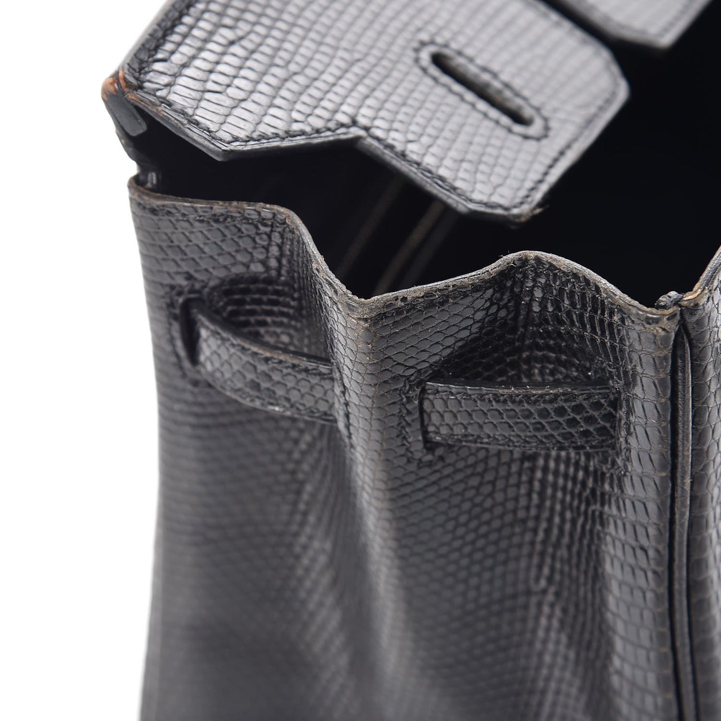 Lizard Birkin 25 Black