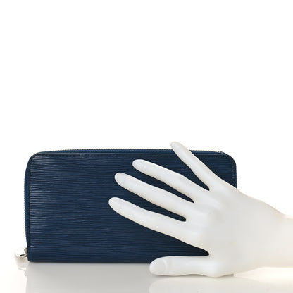 Louis Vuitton Epi Zippy Wallet Indigo 2 of 8