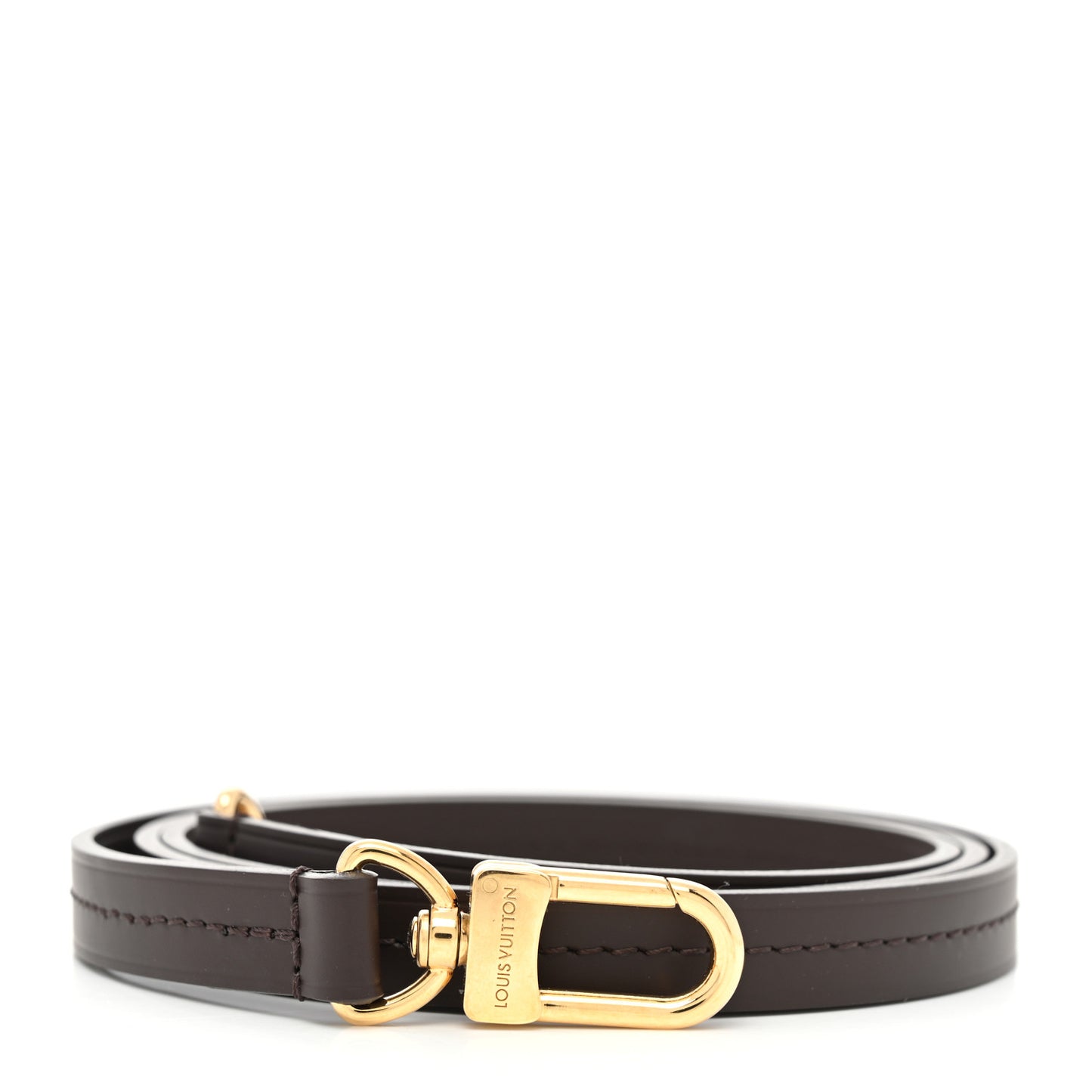 Calfskin Croisette Shoulder Strap Brown
