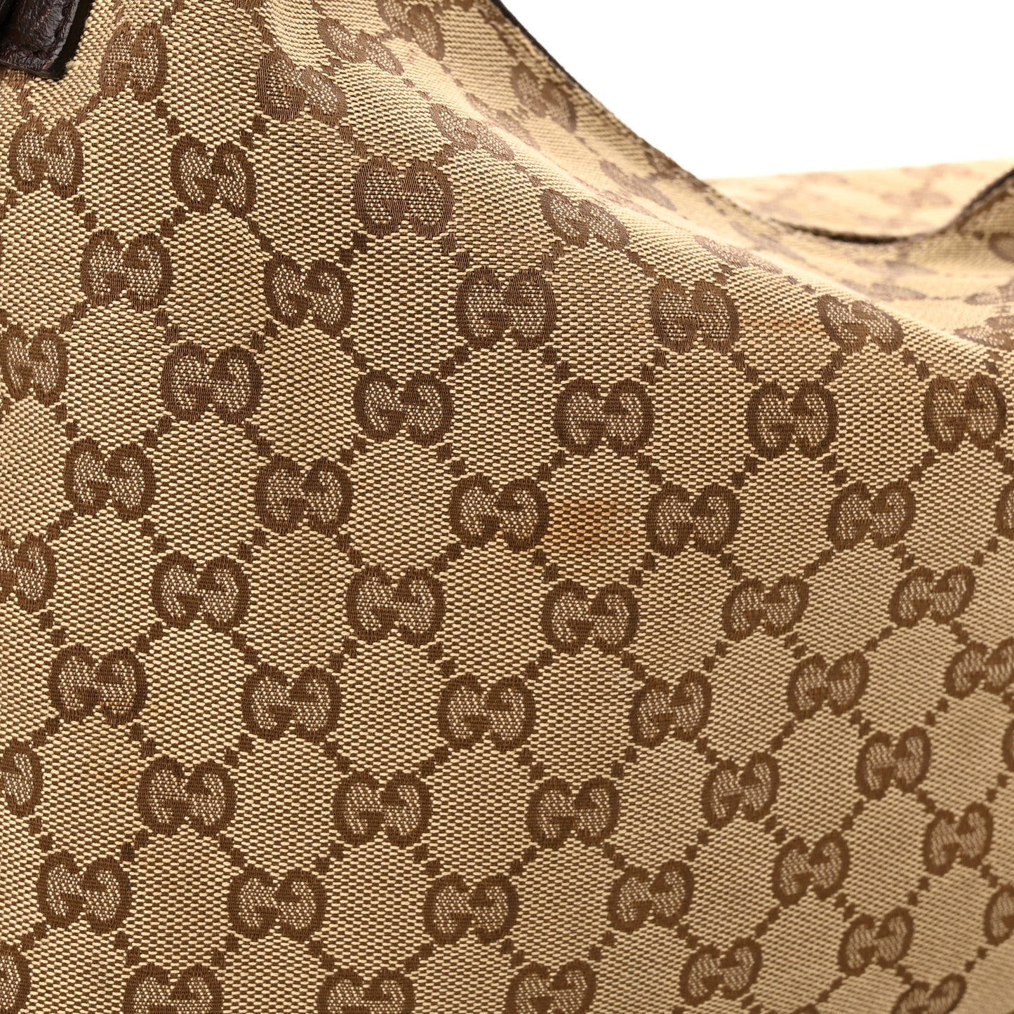 Monogram Medium Horsebit Chain Hobo Dark Brown