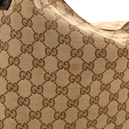 Gucci Monogram Medium Horsebit Chain Hobo Dark Brown 11 of 16