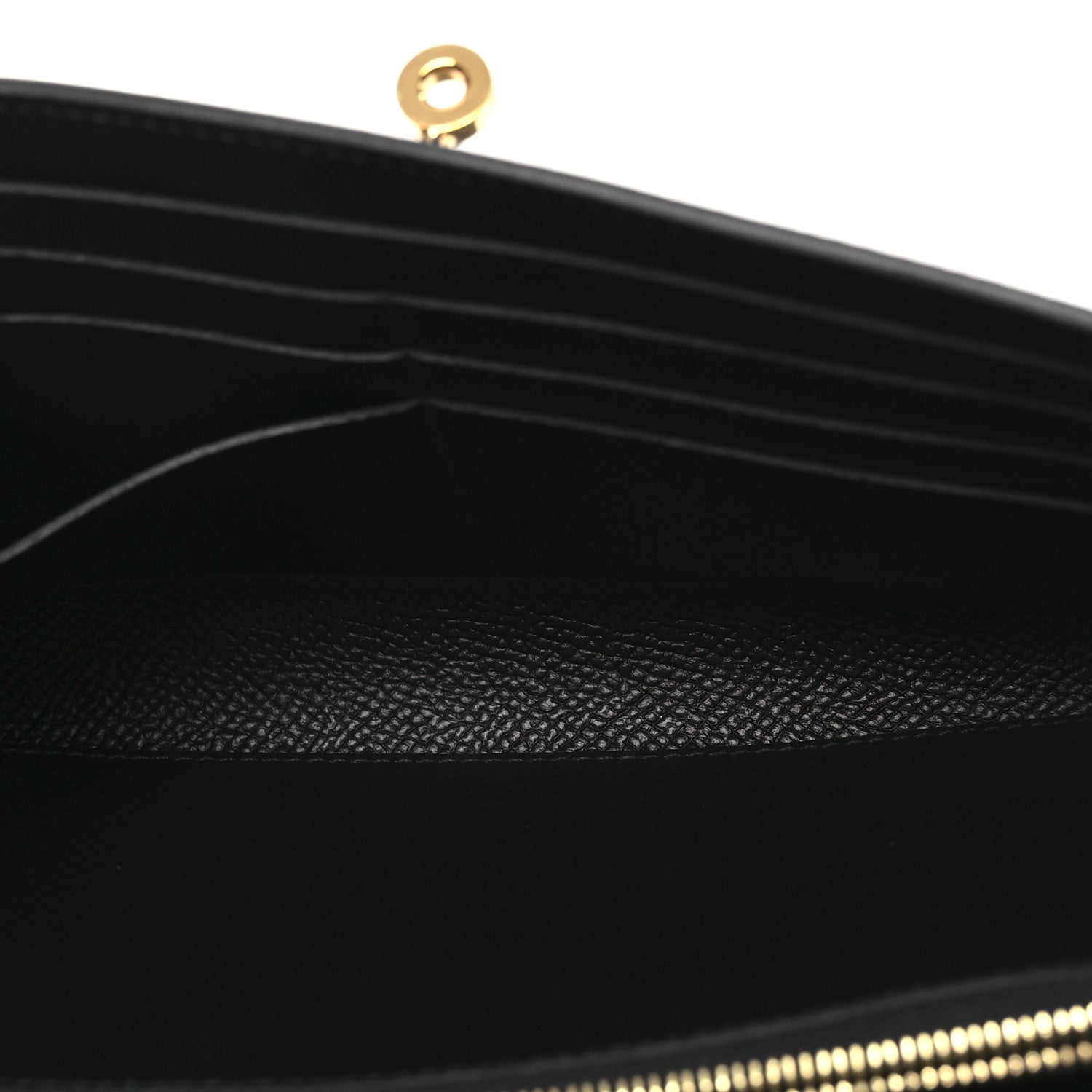 Hermes Epsom Kelly Longue Wallet Black 5 of 9