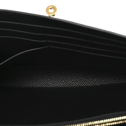 Hermes Epsom Kelly Longue Wallet Black 5 of 9