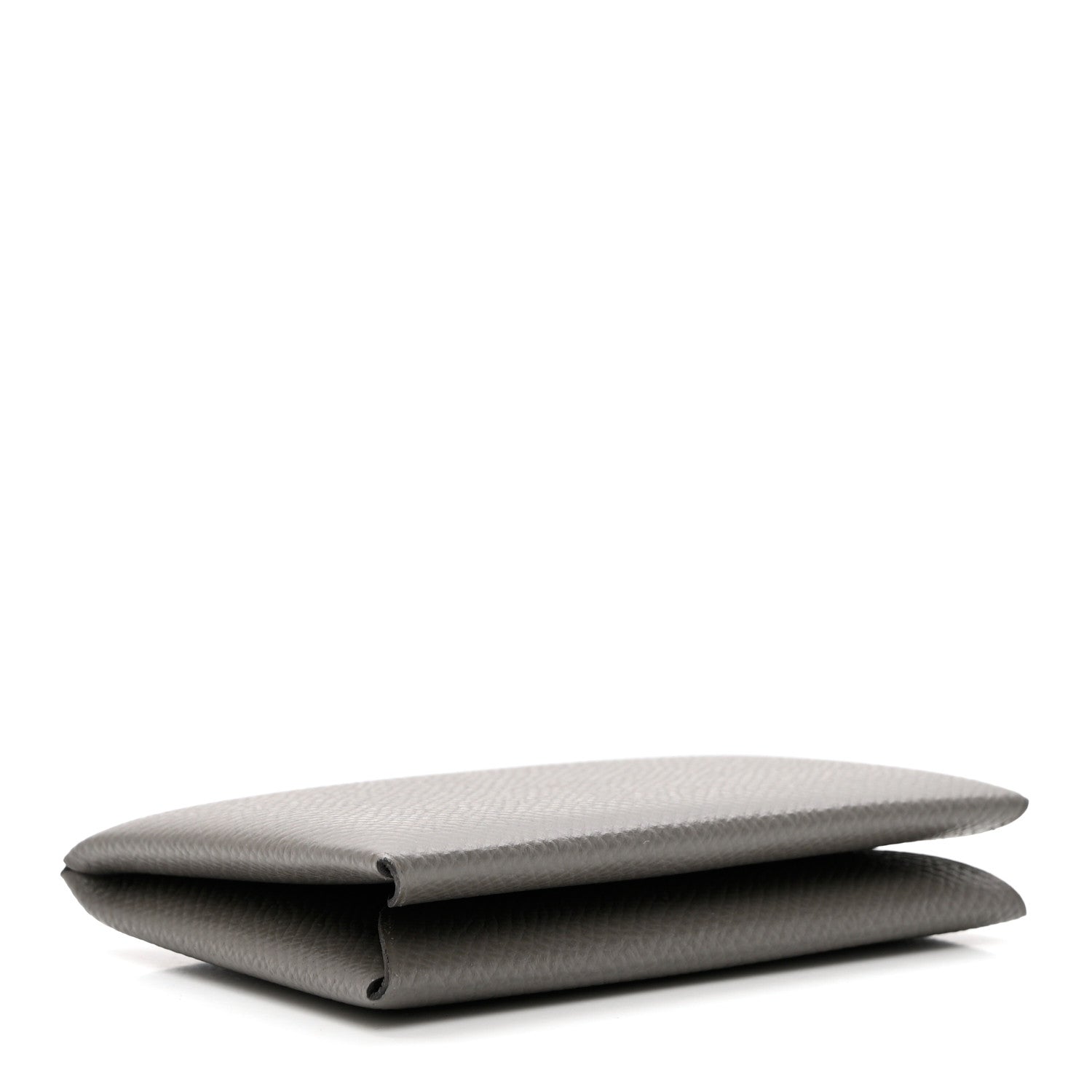 Hermes Epsom Calvi Card Case Gris Meyer 4 of 7