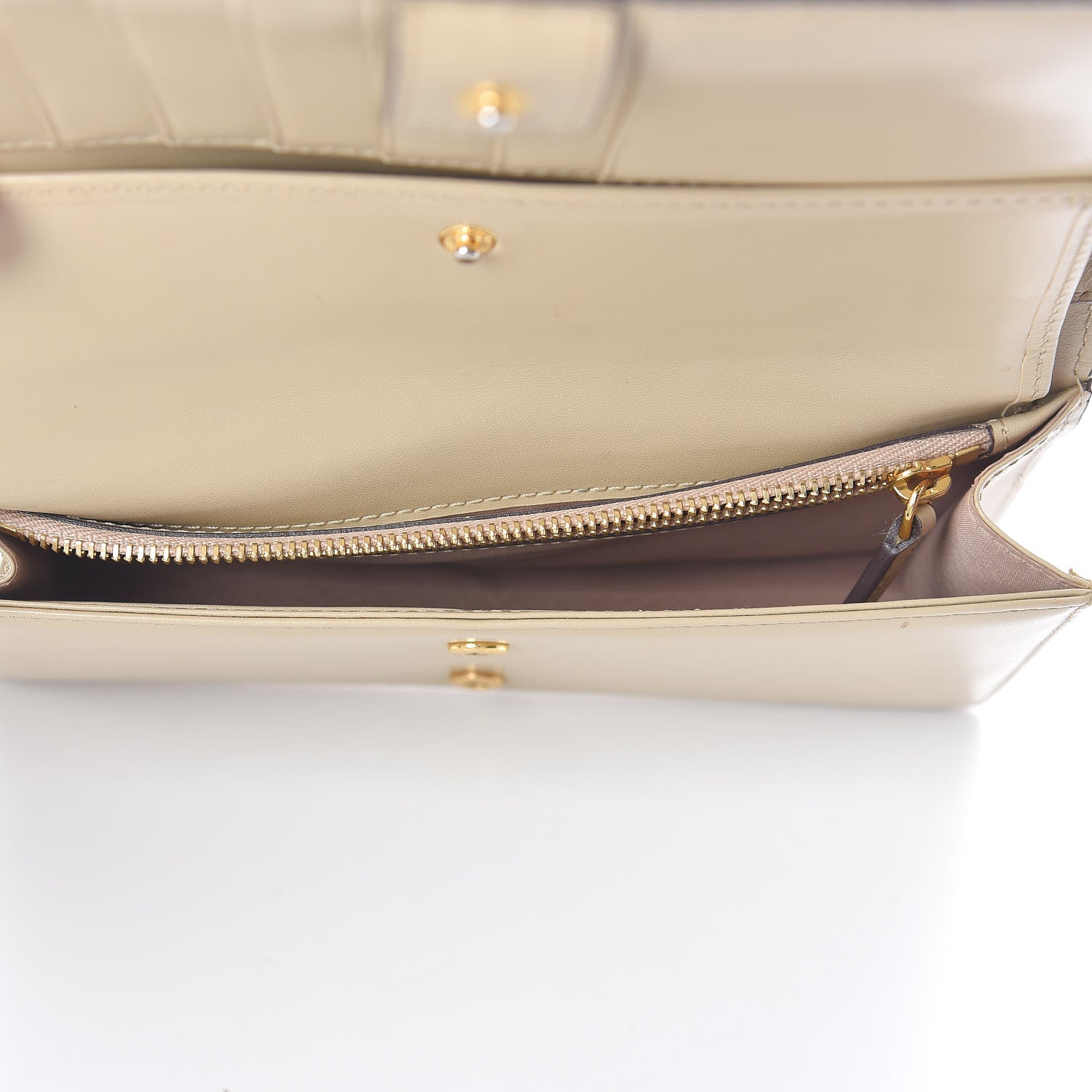 MCM Visetos Crossbody Wallet Beige 5 of 12