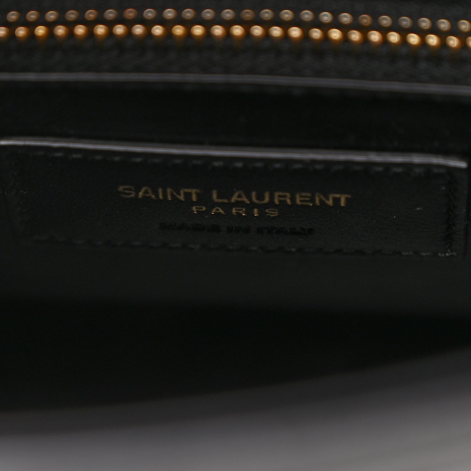 Saint Laurent Shiny Calfskin Le Fermoir Top Handle Bag Small Black 6 of 13