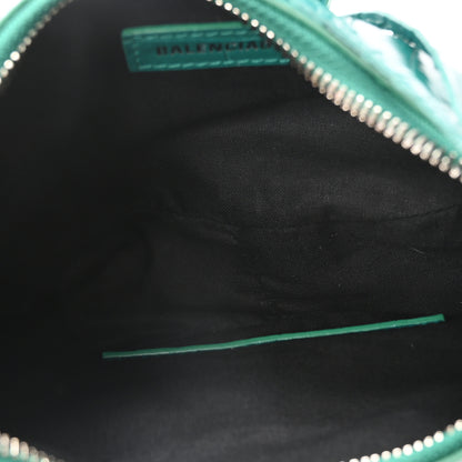 Balenciaga Extra Supple Calfskin Crystal Crocodile Embossed Le Cagole Shoulder Bag XS Jade 5 of 11