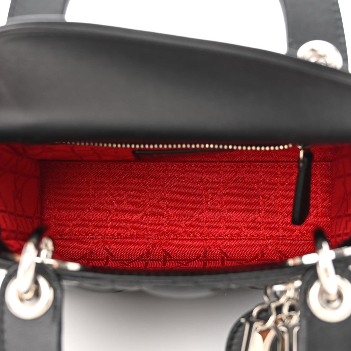 Lambskin Cannage Mini Lady Dior Black