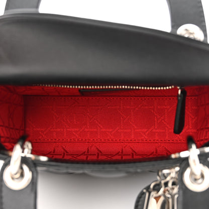 Christian Dior Lambskin Cannage Mini Lady Dior Black 5 of 12