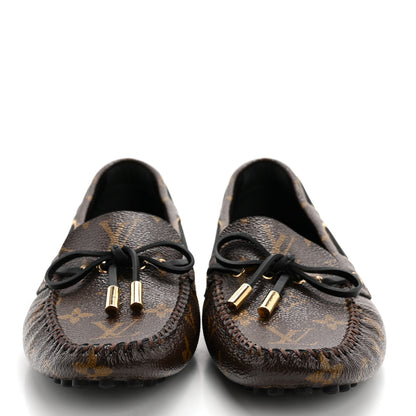 Louis Vuitton Patent Monogram Gloria Loafers 37.5 2 of 10