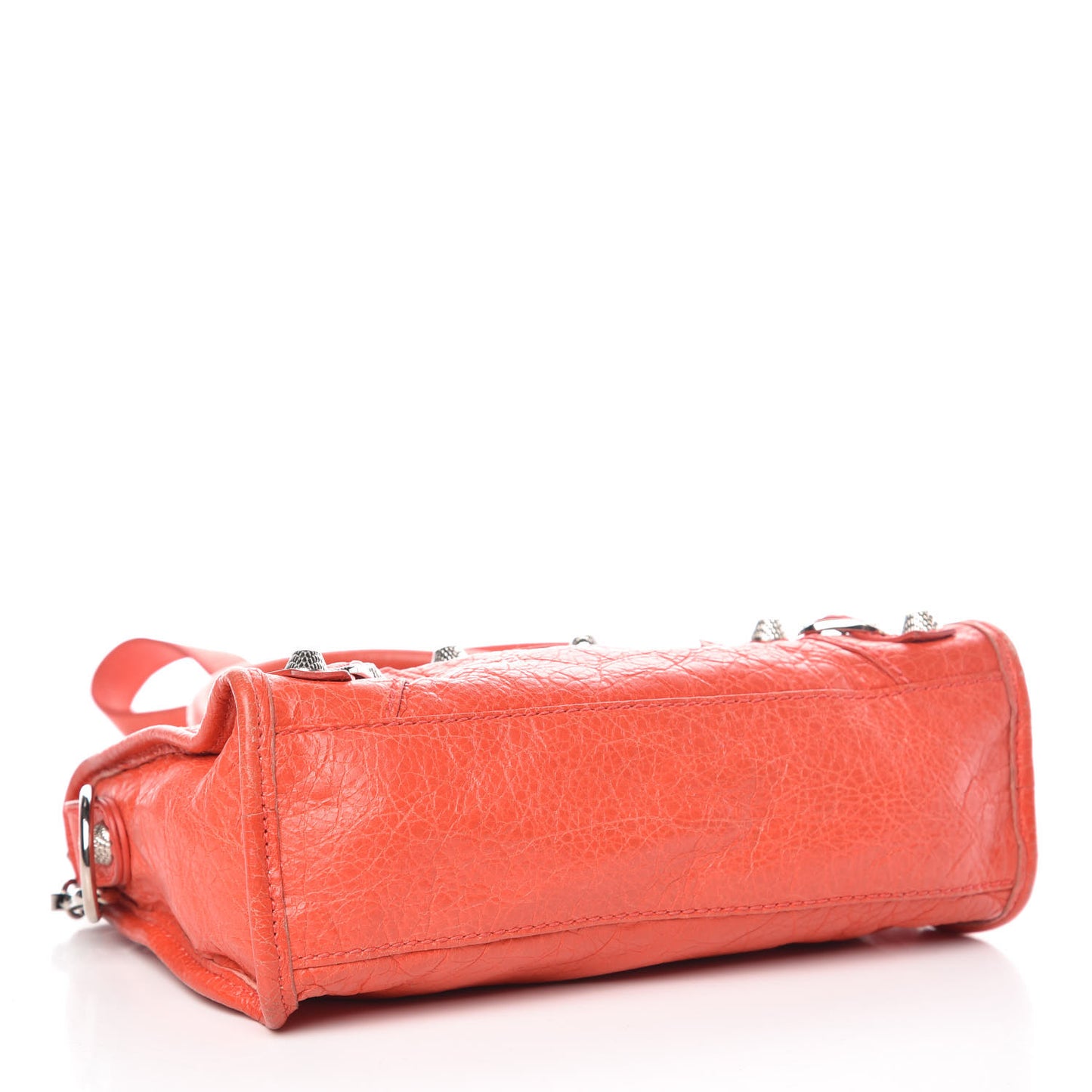 Agneau Giant 12 Silver Hardware Mini City Rose Corail