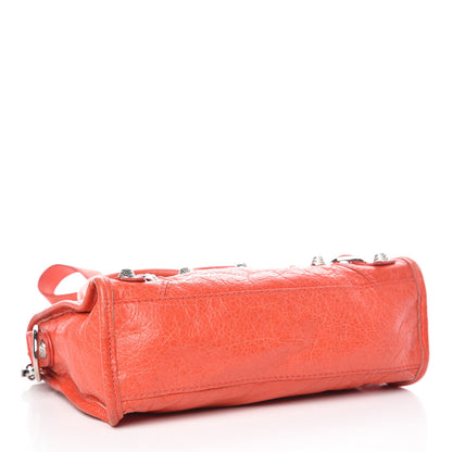 Balenciaga Agneau Giant 12 Silver Hardware Mini City Rose Corail 4 of 17