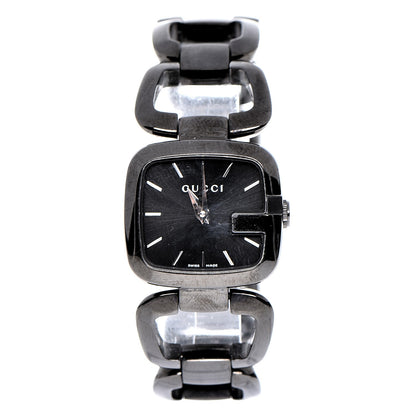 Gucci PVD Stainless Steel 24mm G-Gucci Square Quartz Watch Black 1 of 7