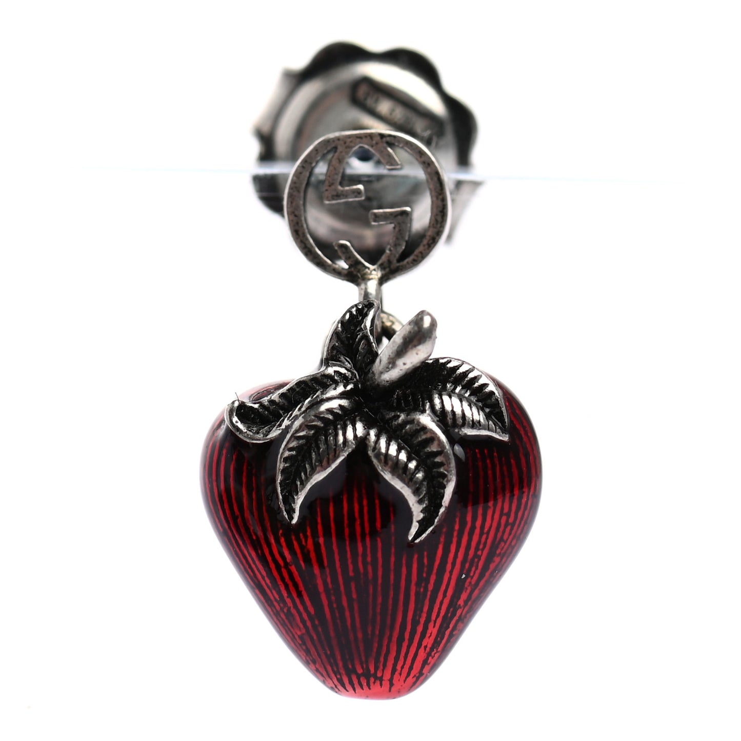 Strawberry Single Earring Silver