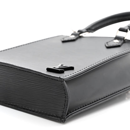 Louis Vuitton Epi Petit Sac Plat Black 9 of 9