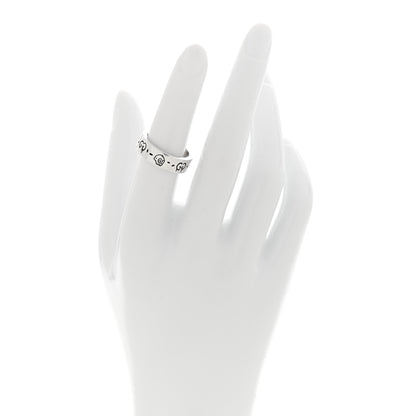 Gucci Sterling Silver Narrow GucciGhost Hamlet Skull Ring 51 5.75 2 of 5