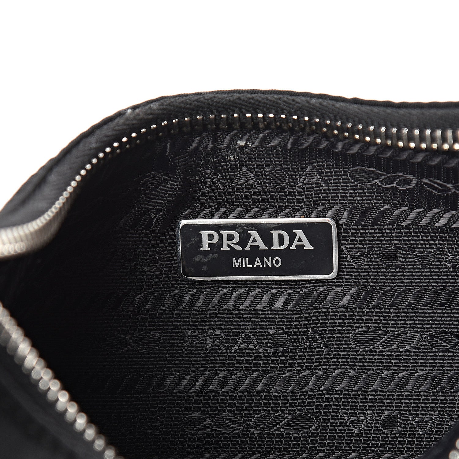 Prada Nylon Re-Edition 2005 Shoulder Bag Black 7 of 12