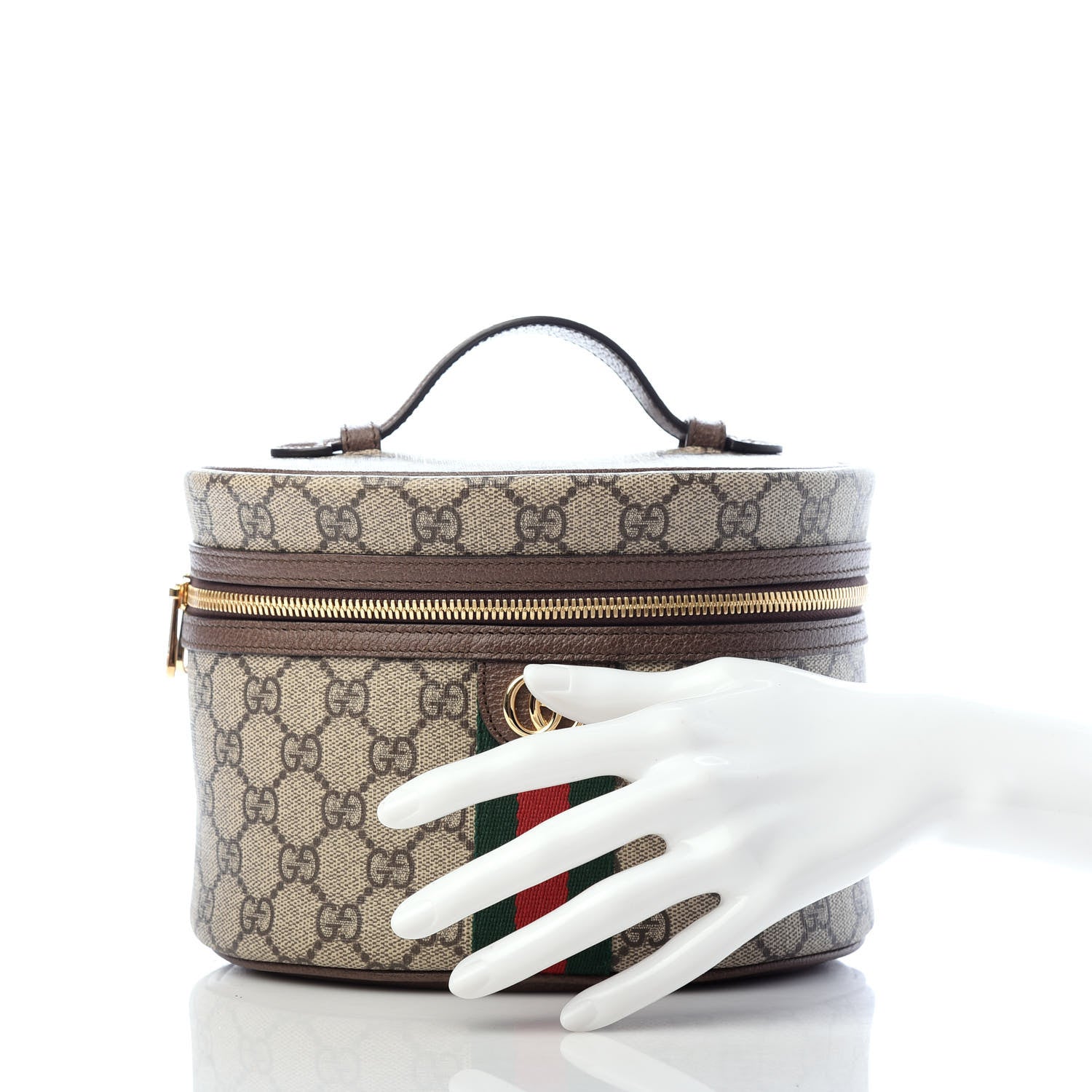 Gucci GG Supreme Monogram Ophidia Vanity Cosmetic Case 2 of 9