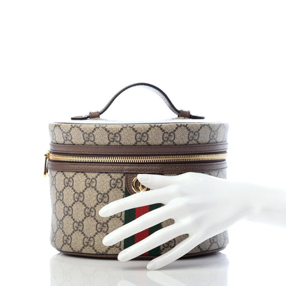 Gucci GG Supreme Monogram Ophidia Vanity Cosmetic Case 2 of 9