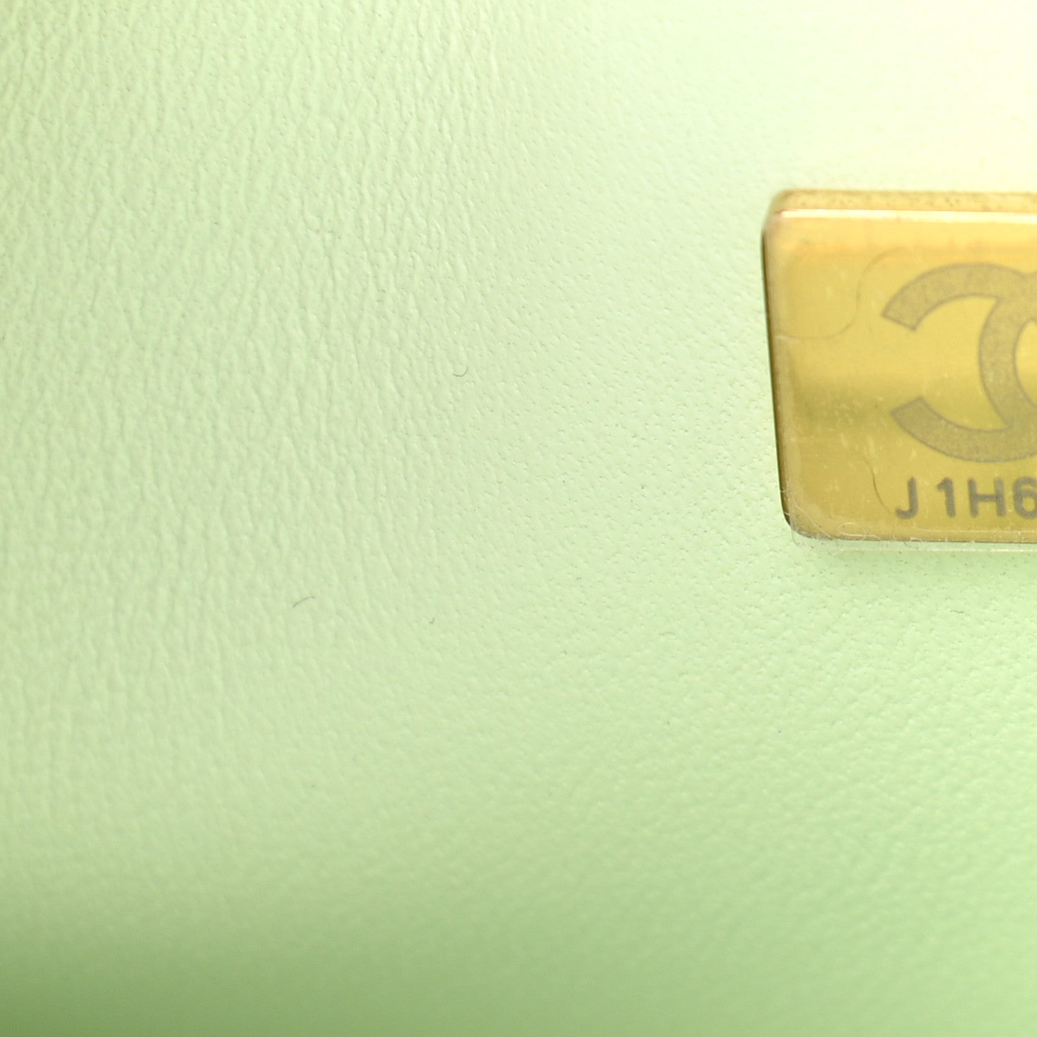 Chanel Caviar Quilted Small Double Flap Light Green 6 of 11