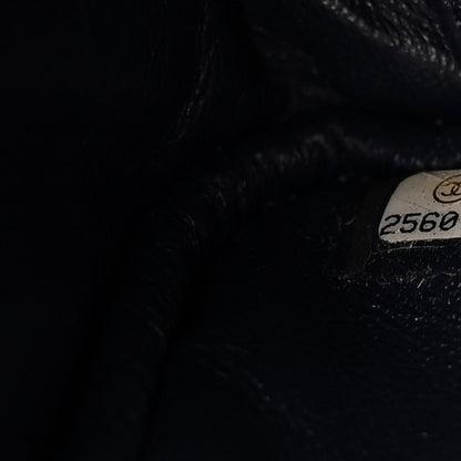 Chanel Aged Calfskin Quilted Medium Reissue Camera Case Navy 7 of 11