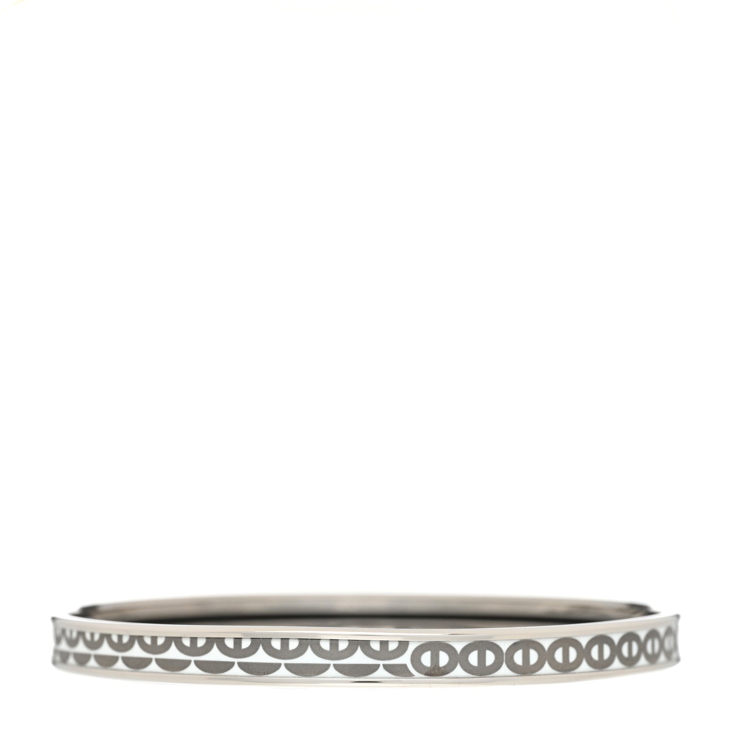 Hermes Enamel Printed Vagues Maillons Bangle 62 3 of 7