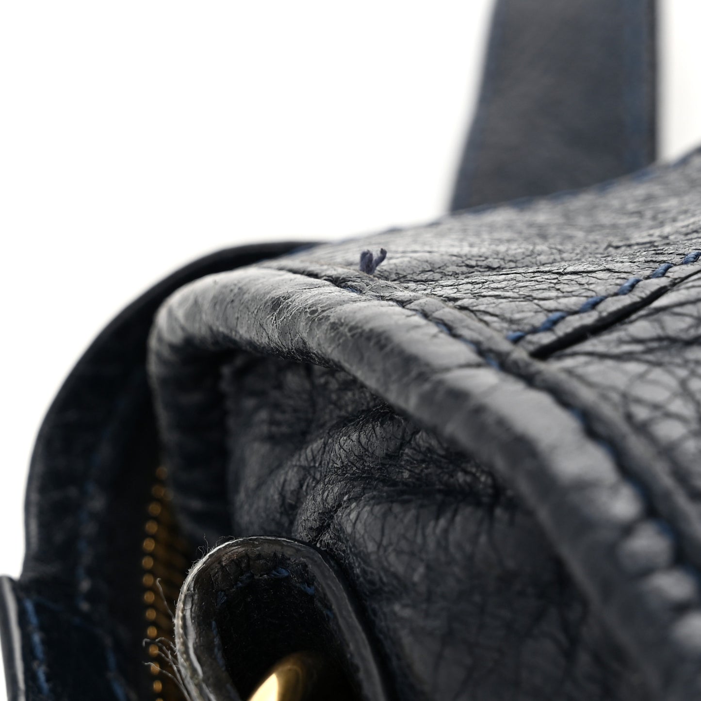 Agneau Giant 12 Gold Hardware City Bleu Obscur